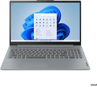 Lenovo IdeaPad Slim 3 15AMN8 15.6" IPS FHD Touchscreen (Ryzen 5-7520U/8GB/512GB SSD/W11 Home) Arctic Grey (US Keyboard)