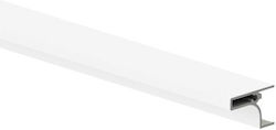 Profil Gola Top Suspendat Emuca 2350mm Panou Grosime 19mm Alb