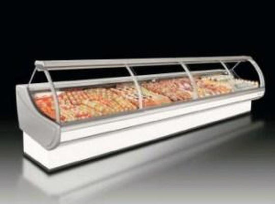 Inox Production Meat Display Case H125xW200xL115cm