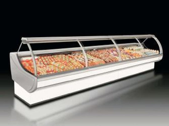Inox Production Месарска Витрина Височина 125xШирина 200xДълбочина 125см