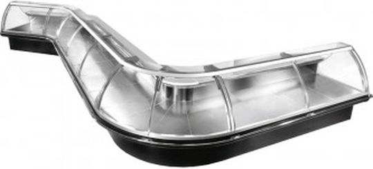 Inox Production Βιτρίνα Κρεοπωλείου Υ125xΠ260xΒ118cm