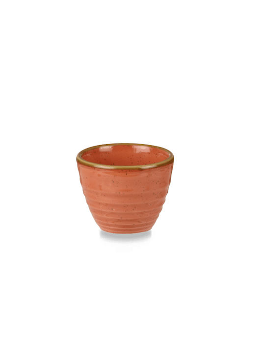 Churchill Ripple Porcelain Dip Bowl 5.9cm Stonecast Spiced Orange Set 12 Pieces