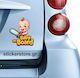 Αυτοκόλλητο Baby On Board No 250 Κωδ 52579
