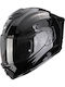 Scorpion Exo 1500 Air Solid Black Motorcycle Helmet Full Face ECE 22.06 with Pinlock and Sun Visor