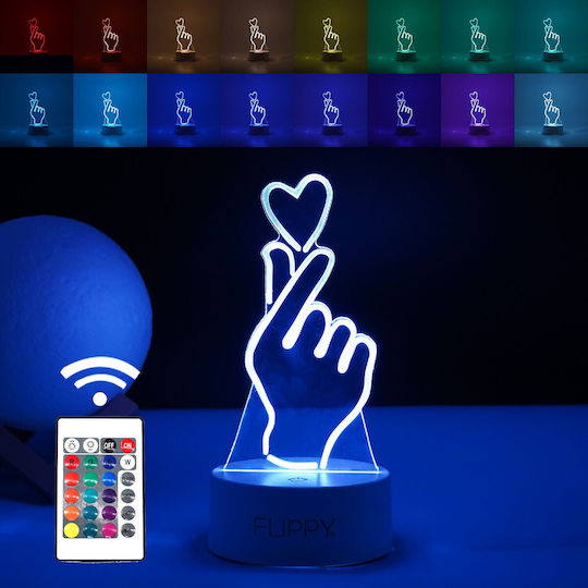 Alista Home Dekoratives Tischlicht LED Herz 3x3cm