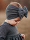 Bonjour Bebe Kids Hair Ribbon in Gray Color