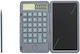 Alista Home Calculator de Buzunar cu 12 Cifre în Culoare Gri
