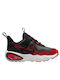 Air Max Kids Sneakers with Hoop & Loop Closure Black
