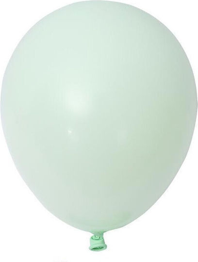 Set of 12 Birthday Latex Balloons Green 30cm