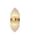 Alista Home Lustră de Perete Modernă cu LED Integrat Aurie 45x18cm