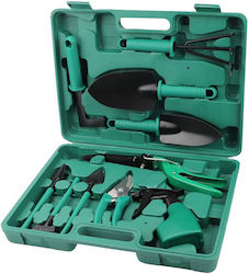 Set 10 Gartenaccessoires Alista Home Aufbewahrungstasche Inklusive Edelstahl 37 X 28 Cm Grün