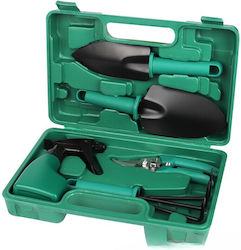 Set 5 Gardening Accessories Alista Home Storage Bag Included Stainless Steel 18.5 X 29.5 Cm Green