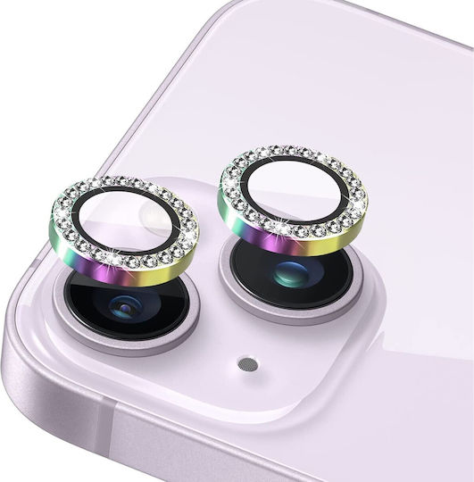 Schutzfolie Für Kamera Alista Home Iphone 15 Plus Gehärtetes Glas Rhinestones Hd Mehrfarben