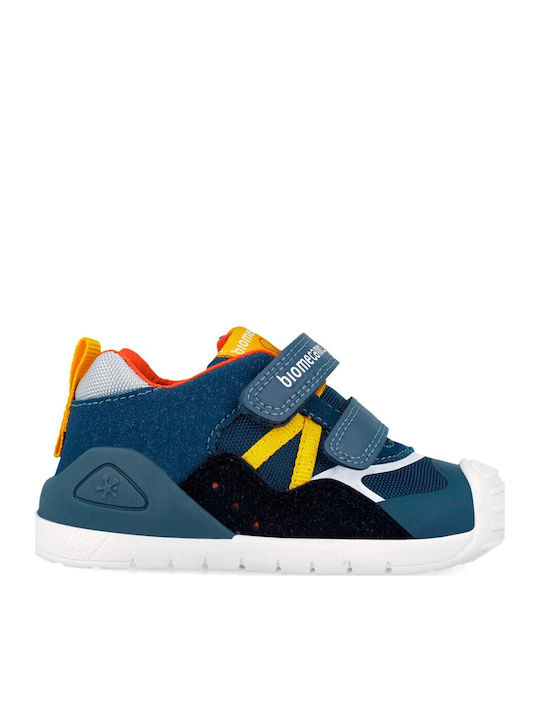 Παιδικά Sneakers Ανατομικά με Σκρατς Μπλε