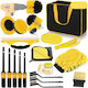 Alista Home Set de Spălare pentru Materiale Plastice Interioare - Tablou de Bord Auto cu 23 Bucăți