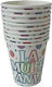 Alista Home Pahar De Unică Folosință Multicolor 250ml