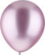 Set 12 Baloane Zi De Naștere Latex Violet Cu LED 30 cm