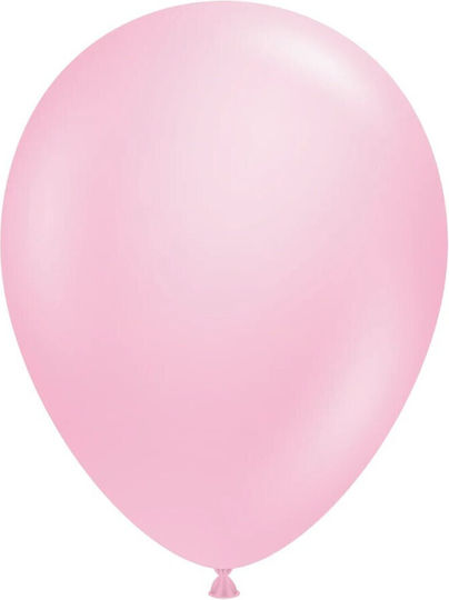Set 12 Geburtstags Luftballons Latex Rosa mit LEDs 25cm