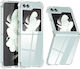 Nordic Book Plastic / Silicone Transparent (Galaxy Z Flip6 / Z Flip7 FE)
