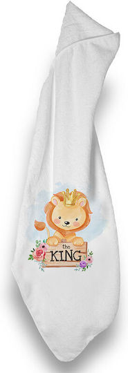 Bonjour Bebe Baby Bath Towel Bathrobe Hooded 75x75cm