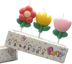 Set 3 Candles Alista Home Flower Theme Model 3 ...