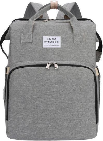 Alista Home Geantă-Rucsac Pentru Scutece Gri 42x32x22cm