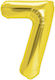 Număr 7 Folie Auriu 40 cm