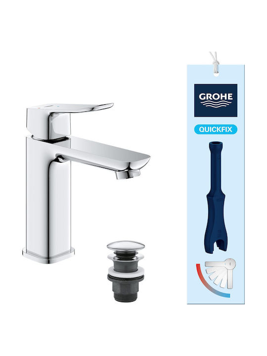 Grohe Αναμεικτική Μπαταρία Νιπτήρα Ψηλή Ασημί