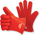 SPV Hot Hands Oven Mitts Set Made of Silicone Red 2 Pieces