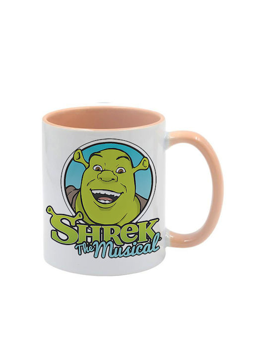 Shrek Tasse Beige Mit Griff Innen