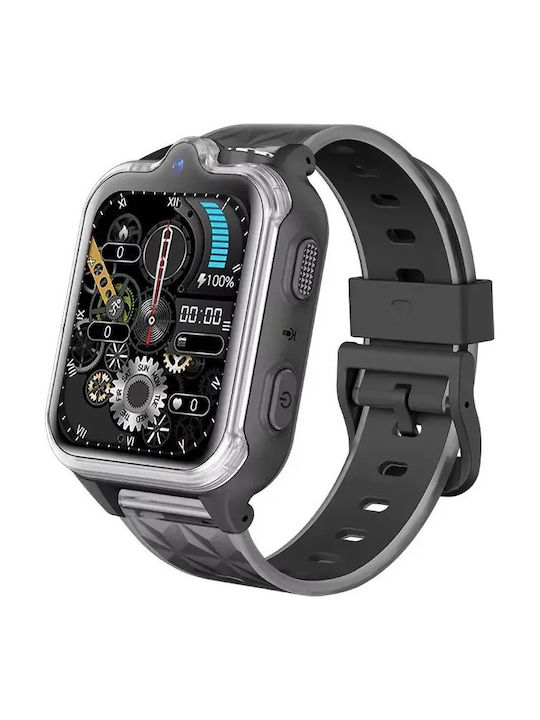 Nubki Kids' Smartwatch 4G With GPS & Camera Black