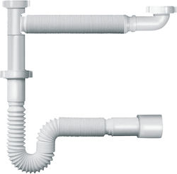 Goplast Plastic Double Flexible Sink Siphon