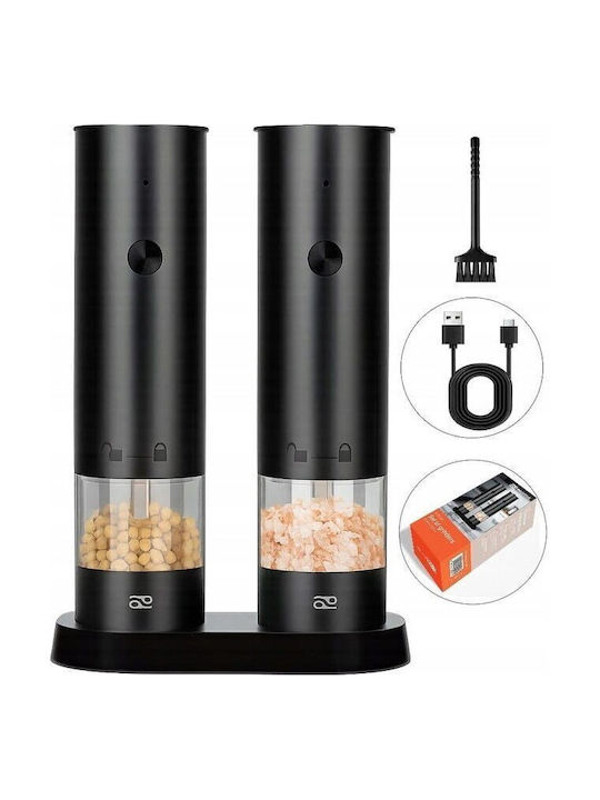Promis Electric Pepper Mill Inox in Black Colour