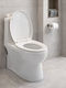 Toilet Seat Plastic 40x35cm White