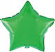 Balloon Star Foil Green 40cm