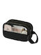 Neseser Cosmetic Organizare De Călătorie Material Pvc-Textil Impermeabil Portabil 22 X 12 X 8 Cm Negru