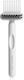 Alista Home Haarbürste Weiß 5cm