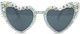 Ochelari Decorativi Alista Home Mireasă De Viitor Model Perle Diamante Nuntă Realizat Buc 15.3 X 5.7 X 14.5 Cm Alb
