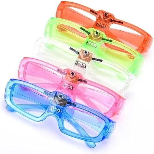 Ochelari Led Pentru Petreceri Alista Home Neon Model Plastic 3 Moduri De Iluminare Mărime Unică Multicolor