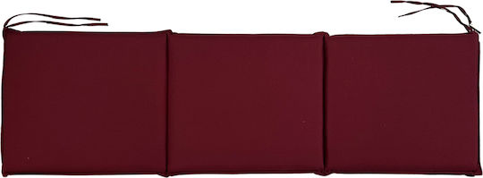 TnS Pernă Impermeabilă Pentru Scaune De Grădină Burgundy 45x150cm