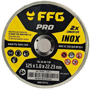 FFG Metal Cutting Disc 125mm 10 Pieces