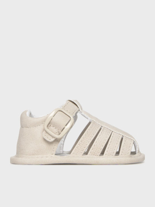 Mayoral Beige Soft-Sole Sandals for Babies
