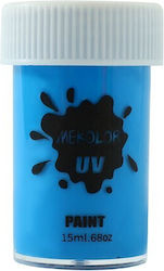 Face Body Paint Alista Home Uv Phosphorescent Pigment 15 Ml Blue