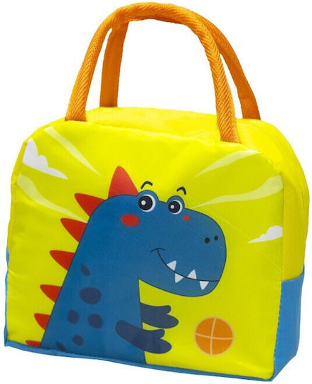 Alista Home Geantă Izotermică De Mână Pentru Prânz Școlar 2 Litri Albastră Dinozauri 19x13x23cm