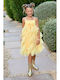 Παιδικό Φόρεμα Τούλινο Yellow
