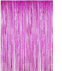 Fringed Curtain Alista Home Party Decor Model Photo Background Colorful Party Setup Size 100x200 Cm Dark Pink Fringed Curtain Alista Home Party Decor Model Photo Background Colorful Party Setup Size 100x200 Cm Dark Pink