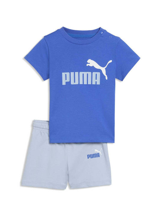 PUMA Παιδικό Σετ με Σορτς Καλοκαιρινό 2τμχ Blue