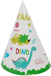Set 6 Party Hats Alista Home Dino Park Collection 20 X 14 Cm Cardboard Multicolor