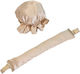 Accesoriu Ondulare Păr Alista Home Fără Căldură Poliester Manual Stil Răsucit 29 X 4 Cm Bej