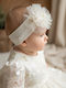 Bonjour Bebe Kids Hair Ribbon in White Color